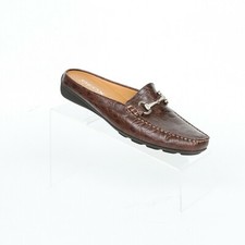 Geox Respira Brown Croc Print