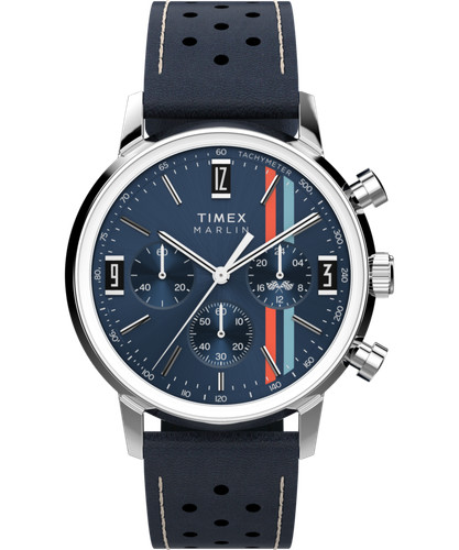 Timex montre bleu chronographe - montre,