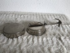Rare Réchaud à alcool  fer à friser PIGEON de voyage stérilisation médicale
