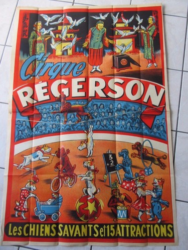 Grande affiche cirque regerson - grande,