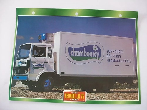 Carte fiche camion porteur - fiche,