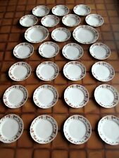 SERVICE 2 PLAT & 24 ASSIETTE creuse & plate Faience Dish Flat NIMY Belgique 1900