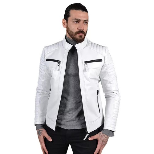 Blouson blanc élégant - , en