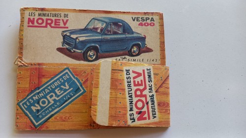Boite vide origine norev - d'origine,