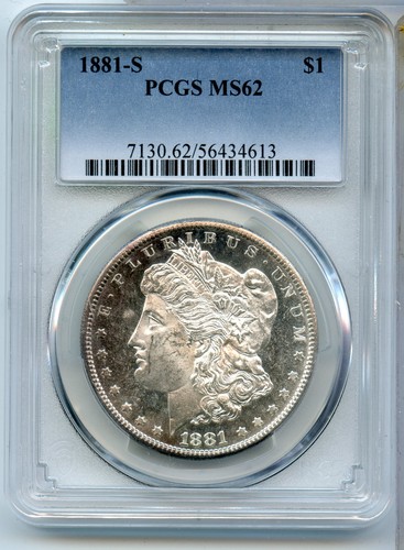 1881 morgan dollar - morgan,