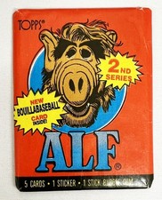 ALF - Topps - Pochette de 5 Trading Cards "Deuxième Série" + 1 Sticker (neuves)
