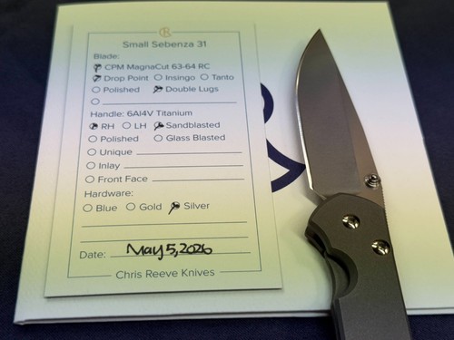 Chris reeve knives - chris,