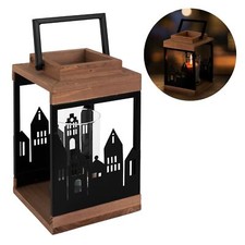 Lanterne décoration en bois