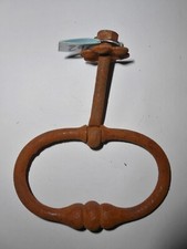 bouton de porte clinche heurtoir fer forgé ancien poigné