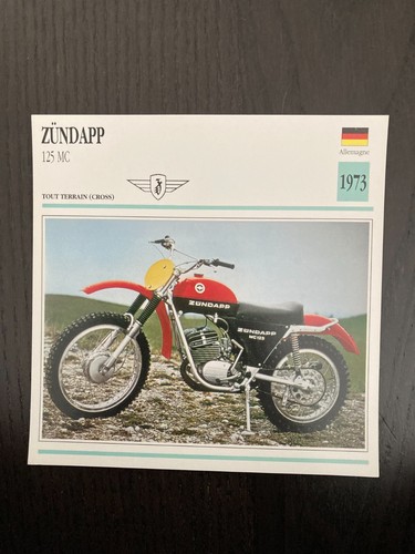 Carte fiche moto - fiche,