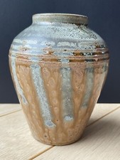 Ancien Vase en grès Flammé