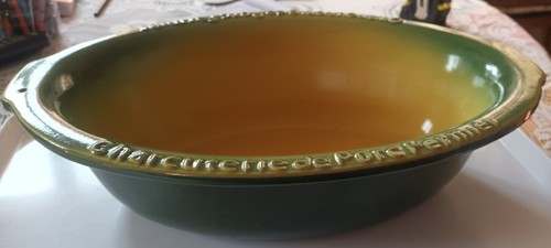 Plat ovale terre - plat, cuite