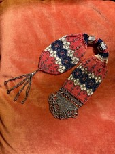 Reticule Aumônière Miser’s Purse Sac En Perle XIXeme Siecle 1820 Georgian