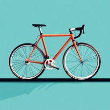 Autocollant mural autocollant vélo de route vélo autocollant mural 18 x 18 cm...