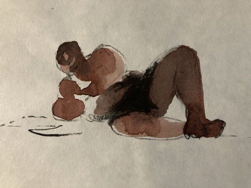 Beau dessin crayon aquarelle - dessin,