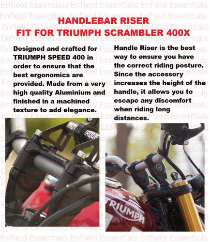 Moto torque guidon riser fit - guidon,