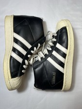 Adidas Dames Super Star Pro Model 80's Black Leather Hidden Heel Taille 6 M19512