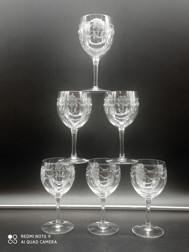 Verres eau cristal de - à,