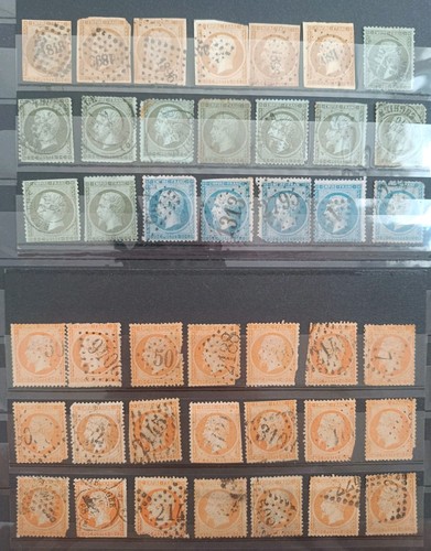 Lot timbres napoléon iii - 42,