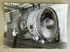 Photo Vintage Aviation Moteur Snecma Turboréacteur Avion Aeronautique