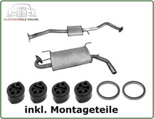 Échappement pour Mazda MX5 (Nb ) 1.6+1.8 16V 2000-2005 Pot Moyen + Silencieux