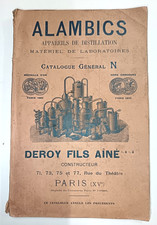 ALCOOL ALAMBIC CATALOGUE GENERAL DEROY 1932 ALAMBICS & APPAREILS DISTILLATION