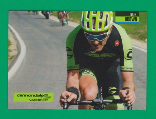 Cyclisme carte cycliste nate - carte,