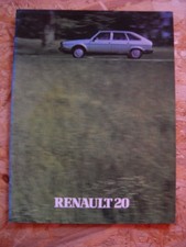 CATALOGUE/BROCHURE RENAULT 20