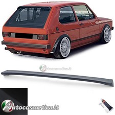 Spoiler toit arrière spoiler également GTI noir mat pour VW Golf 1 74-85