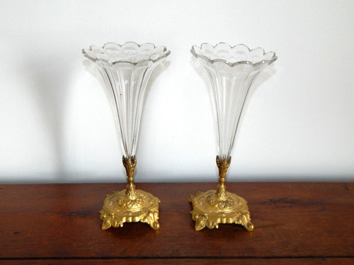 Ancienne paire bouquetiers - paire,
