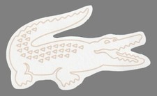 Carte publicitaire -Elégante de Lacoste recto verso  (marron brillant)