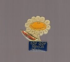 Pin's EDF GDF services Anjou /