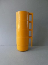 4 mugs, tasses Sitap Made in France, vintage années 70, camping