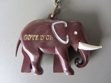 Porte clef figurine plastique  " COTE D'OR - Chocolat " 1960's