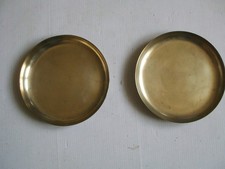 LOT 2 PLATEAUX LAITON POUR