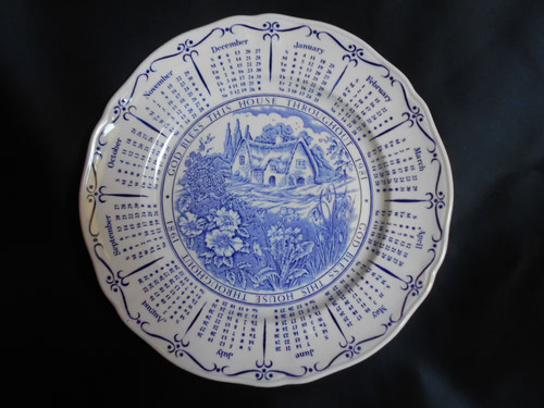 Assiette décorative faience