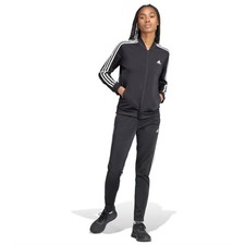 Costume adidas Femme Sportive Coton Hiver XS S M L Noir de Gymnastique Zip Relax
