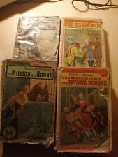 Lot livres anciens romans populaires années 1900