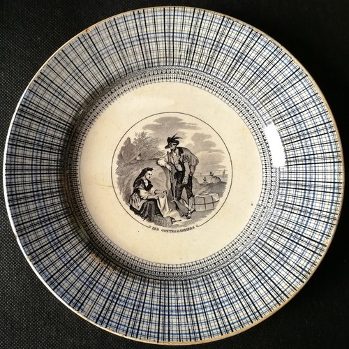Belle assiette parlante - assiette, en