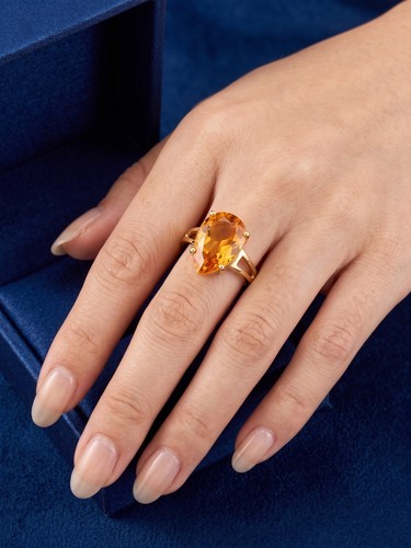 Bague poire solitaire - bague,