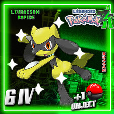 ✨Riolu Shiny 6IV ✨Pokemon Legends ZA [RAPIDE ??+++]