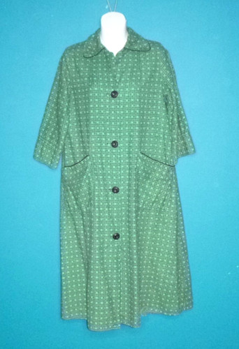 Vtg 50s cotton - 50s, robe