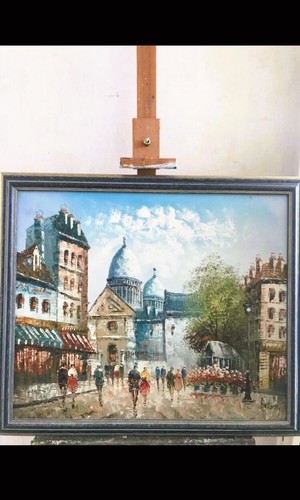 Huile sur toile - -, montmartre