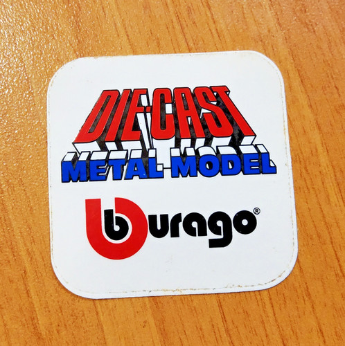 Burago autocollant ancien - autocollant,