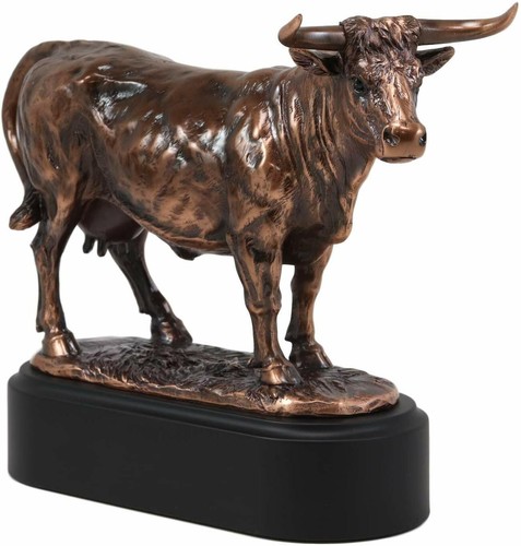 Charolais cow statue - charolais, bronze