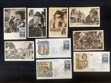 cartes postales statues de