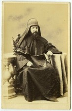 CDV circa 1870. Un prêtre