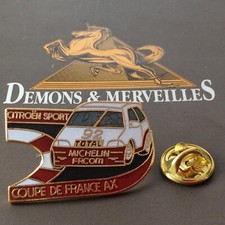 Pin's Folies ❤️ Demons Merveilles Citroën AX Michelin Facom Rallye Bandeau Rouge