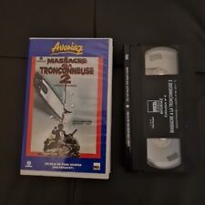Vhs The Texas Chainsaw Massacre 2 " Massacre à la Tronçonneuse 2" Tobe Hooper 