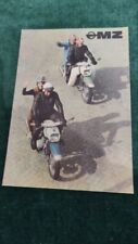 motos MZ ES125 ES 175 ES 250 ETS 175 etc..prospectus brochure catalogue dépliant